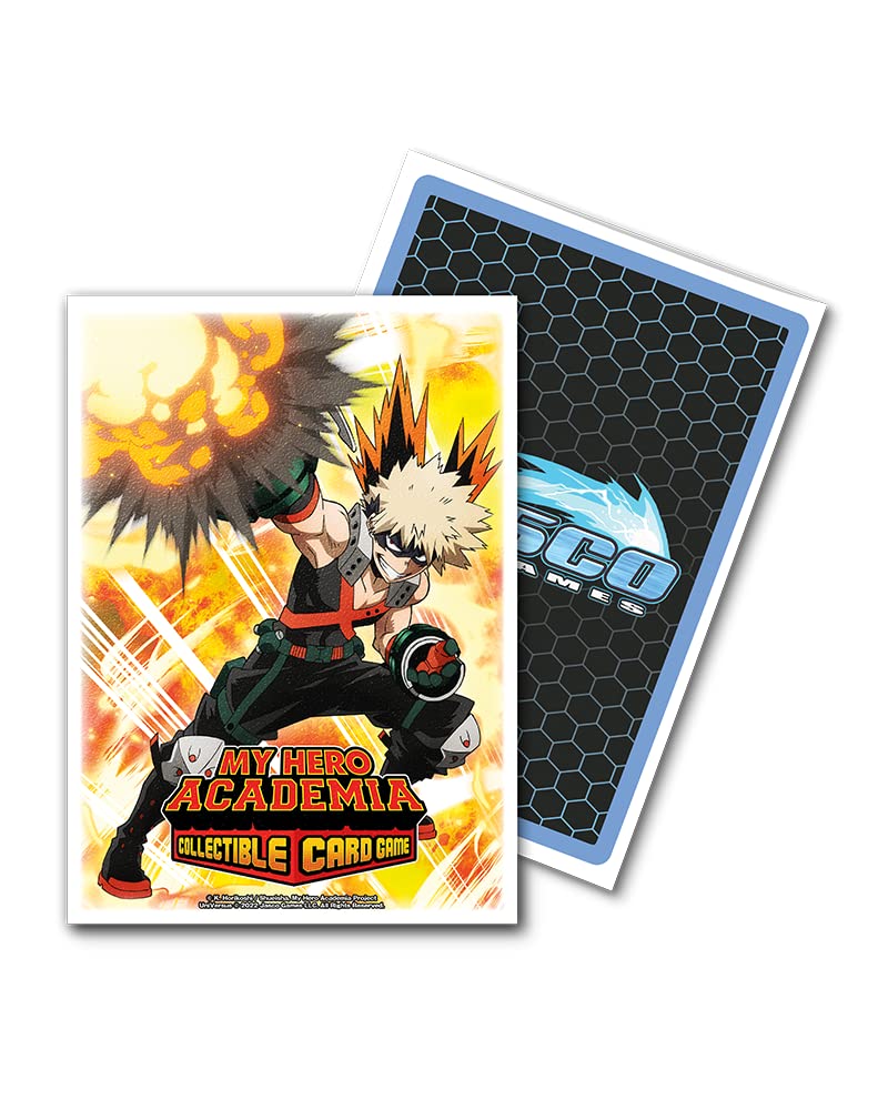 Arcane Tinmen Dragon Shield Sleeves – Matte Art: My Hero Academia: Bakugo Explode 100 CT - MTG Card Sleeves are Smooth &amp; Tough - Compatible with Pokemon, MHA CCG &amp; Magic The Gathering Cards (AT-16036)