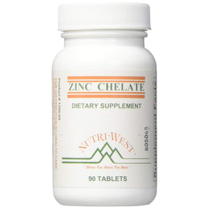 Beige Nutri-West, Zinc Chelate 16 mg 90 Tablets