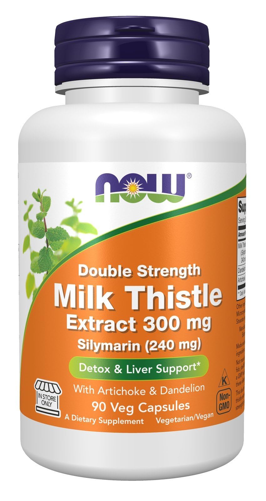 Now Foods Silymarin Milk Thistle 300mg 90 VegCap