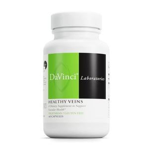 DaVinci Labs Healthy Veins - Vascular Health Support Supplement with Vitamin C and Diosmin - 60 Veg Caps