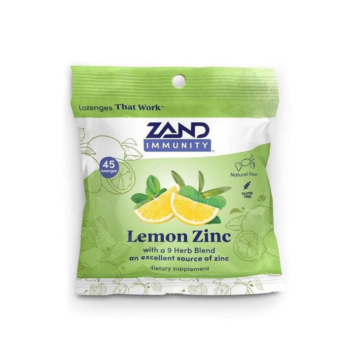 ZAND Lemon Zinc 45 Lozenge
