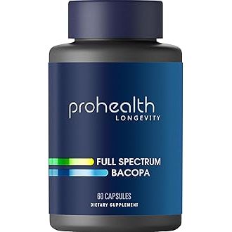 Full Spectrum Bacopa by ProHealth - 1000mg, 60 capsules