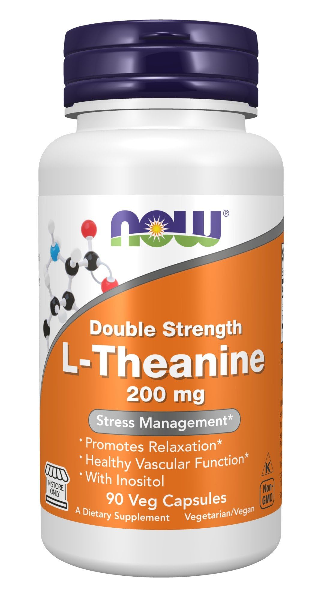 NOW Foods Theanine 200mg 90 VegCap