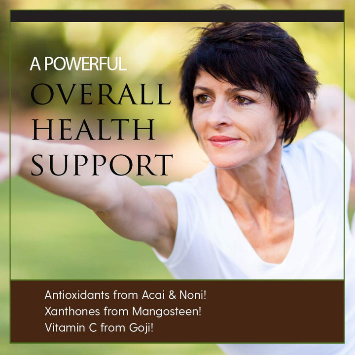 Lifetime Acai, Mangosteen, Noni &amp; Goji Superfruit Juice Blend | Dynamic Antioxidant, No Gluten | For Healthy Circulation &amp; Immunity | 32 FL oz