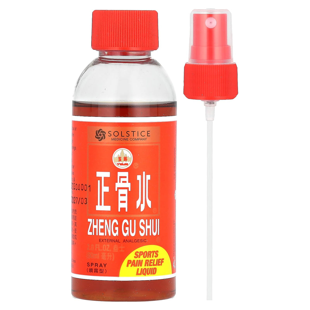 Plum Flower ZHENG GU SHUI - External Analgesic Lotion Spray, 2 Oz by MayWay