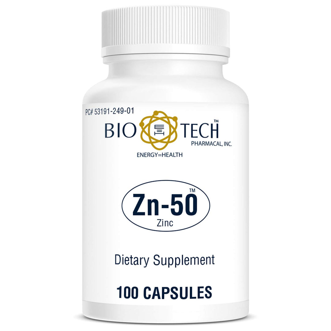 White Smoke Biotech Zn-50 Zinc 100 Capsules