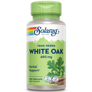 Solaray White Oak Bark, 480mg - 100 VegCaps  01650