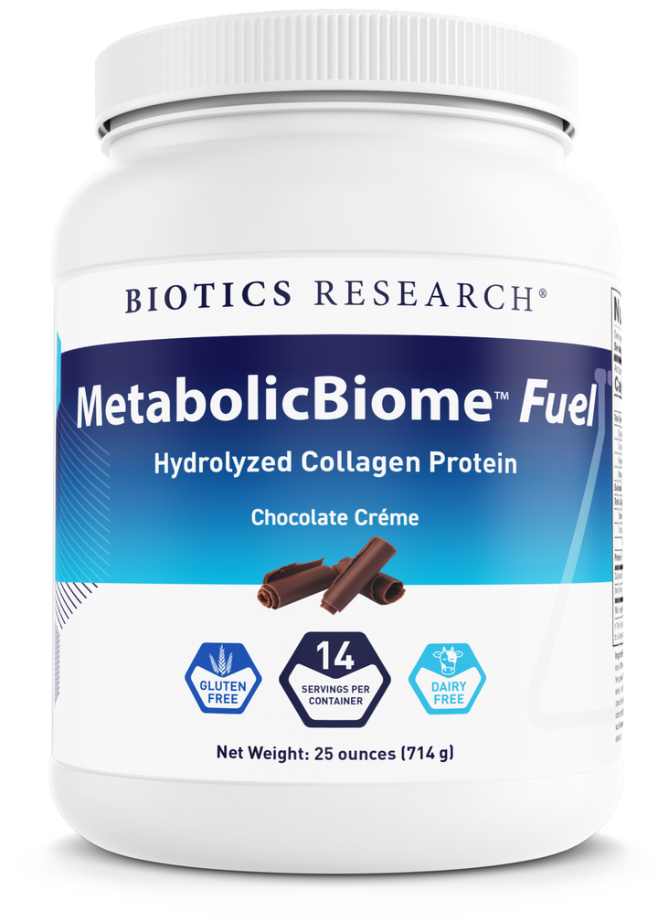 Biotics Research MetabolicBiome Fuel Hydrolyzed Collagen Protein Vanilla - The Oasis of Health