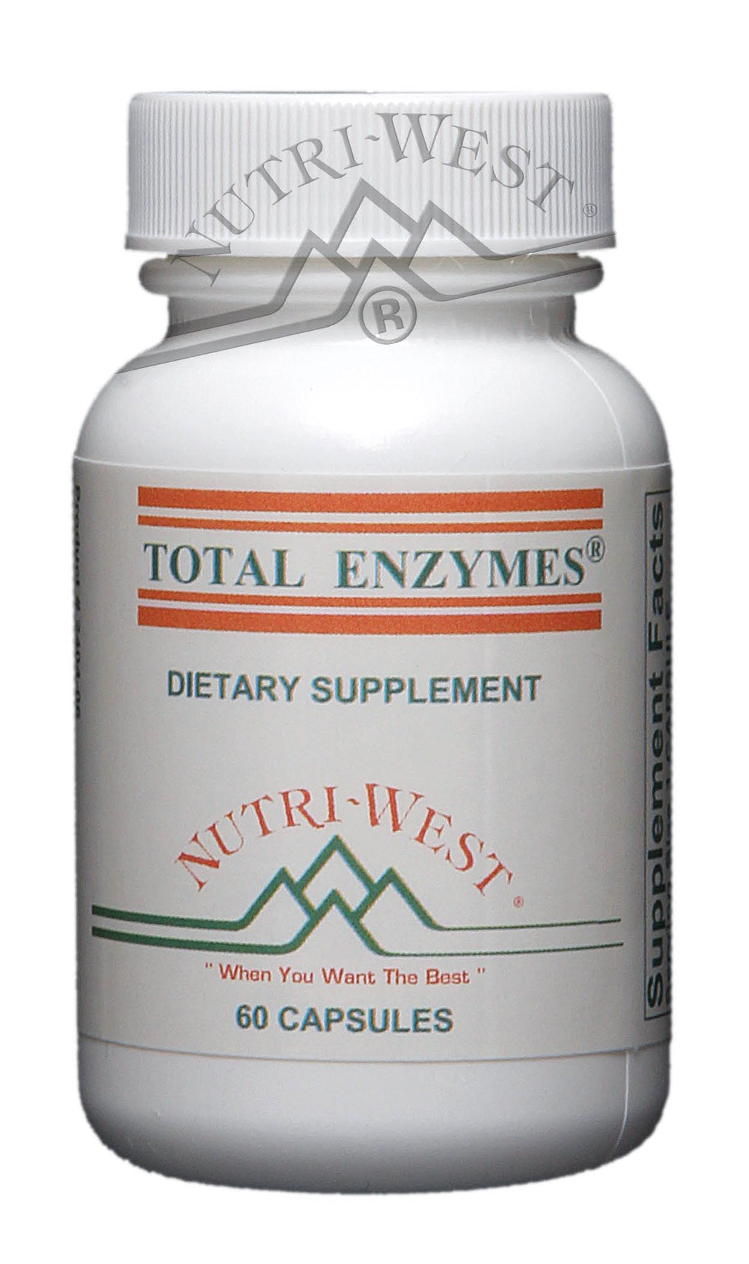 Nutri-West - Total Enzymes - 60 Capsules - The Oasis of Health