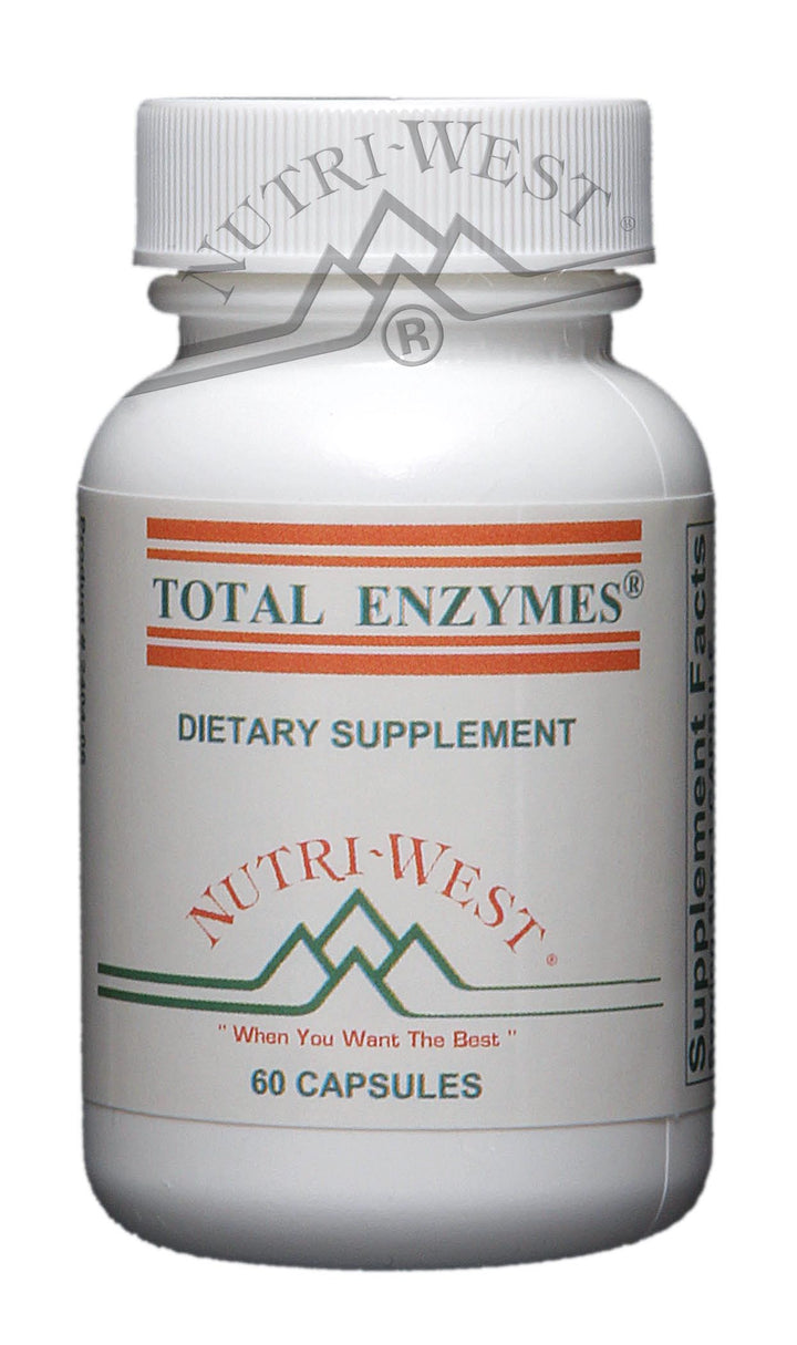 Nutri-West - Total Enzymes - 60 Capsules - The Oasis of Health