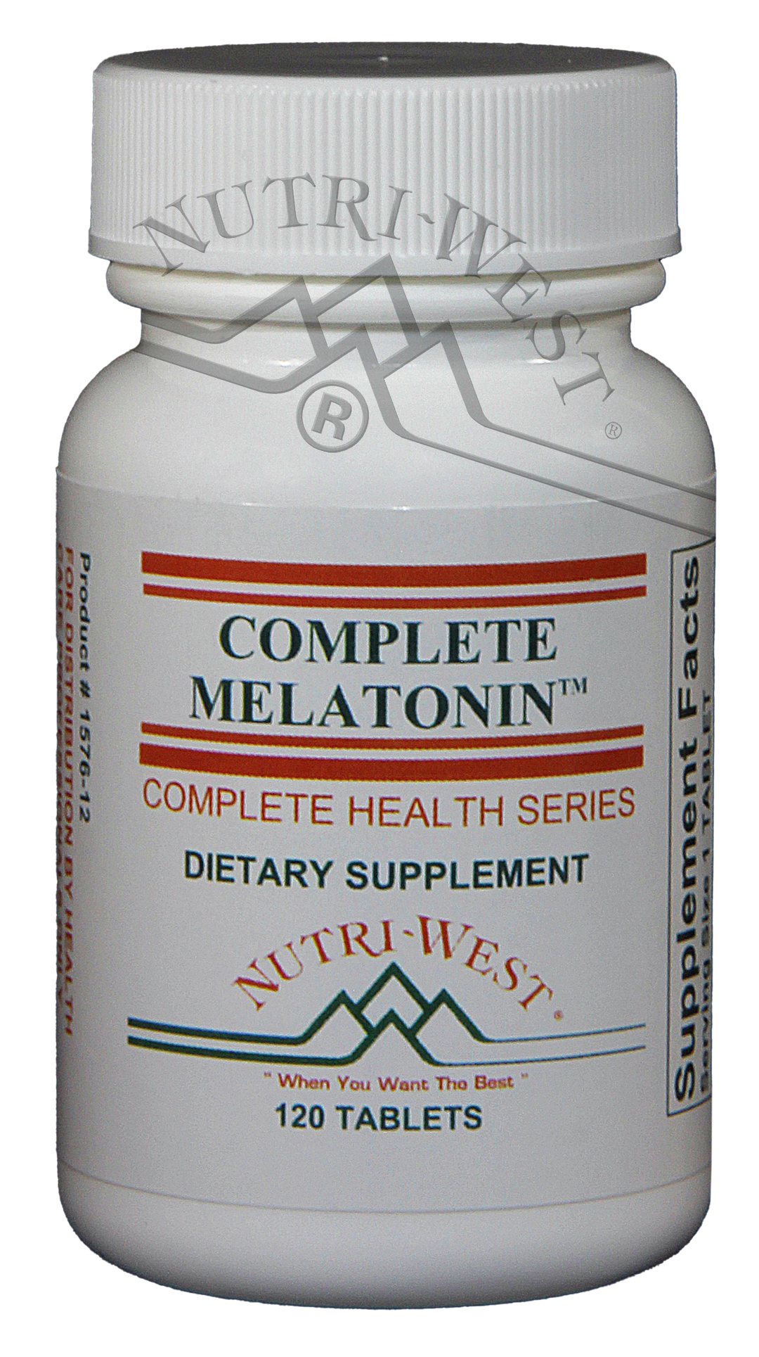 Nutri-West - Complete Melatonin - 120 Tablets - The Oasis of Health