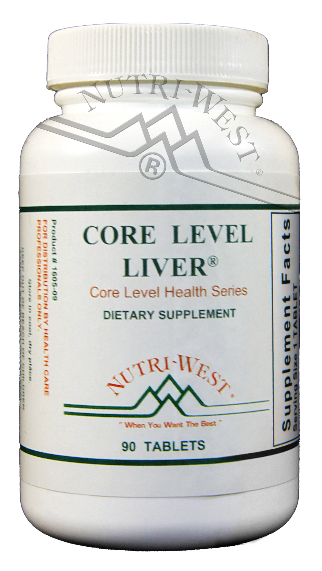 Nutri-West - Core Level Liver - 90 Tablets - The Oasis of Health