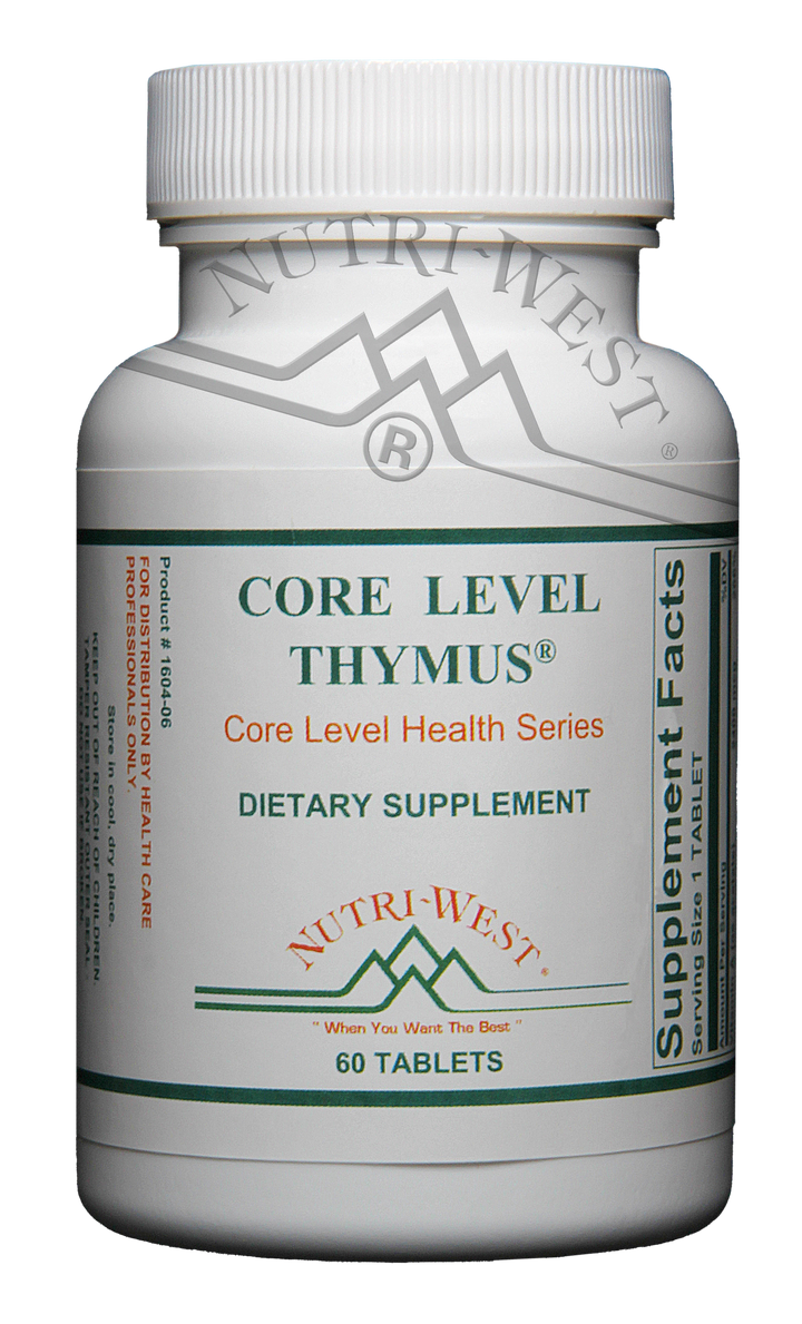 Nutri-West - Core Level Thymus - 60 Tablets - The Oasis of Health