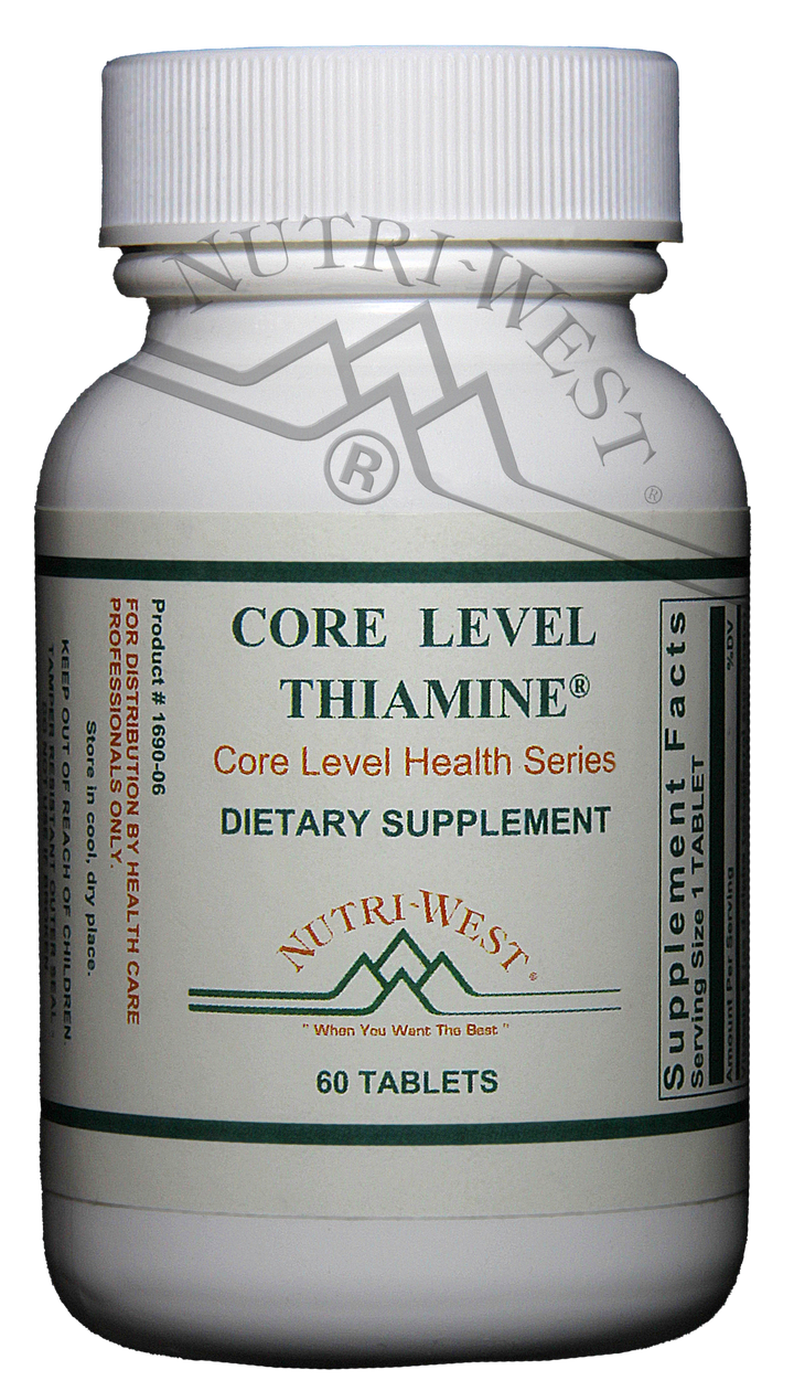 Nutri-West - Core Level Thiamine - 60 Tablets - The Oasis of Health