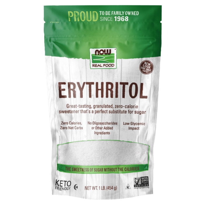 Now Real Food Erythritol 1 Pound - 6927