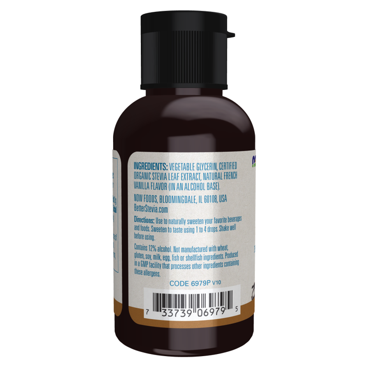 Now Foods Betterstevia Liquid French Vanilla 2oz - 6979 - 5 Pack