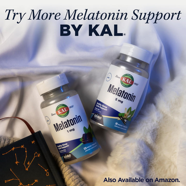 Kal 0.3 Mg Melatonin Cherry Elderberry Dropins, 2 Fluid Ounce