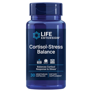 Life Extension Cortisol-Stress Balance, Relora? Magnolia bark, Green Tea, Lychee Extract, Manage Stress, Maintain Healthy cortisol Levels, Gluten Free, Non-GMO, Vegetarian, 1-Daily, 30 Capsules - The Oasis of Health