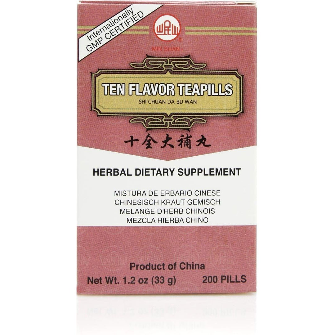 Plum Flower Shi Chuan Da Bu Wan (Ten Flavor Teapills) (200 Pills) by MayWay