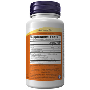 Now Foods Evening Primrose Oil 500 mg 100 Softgels - 1750 - The Oasis of Health