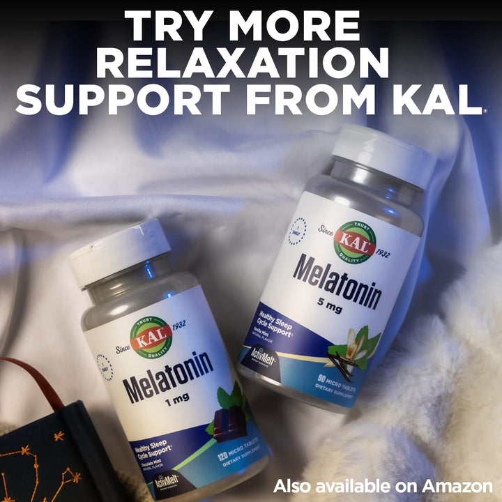 KAL Melatonin 3mg DropIns, Fast Acting Sleep Aid, Melatonin Drops for Calming Relaxation and Healthy Sleep Cycle Support, Natural Raspberry Flavor, 60 Day Guarantee, Approx. 88 Servings, 3 fl oz - The Oasis of Health