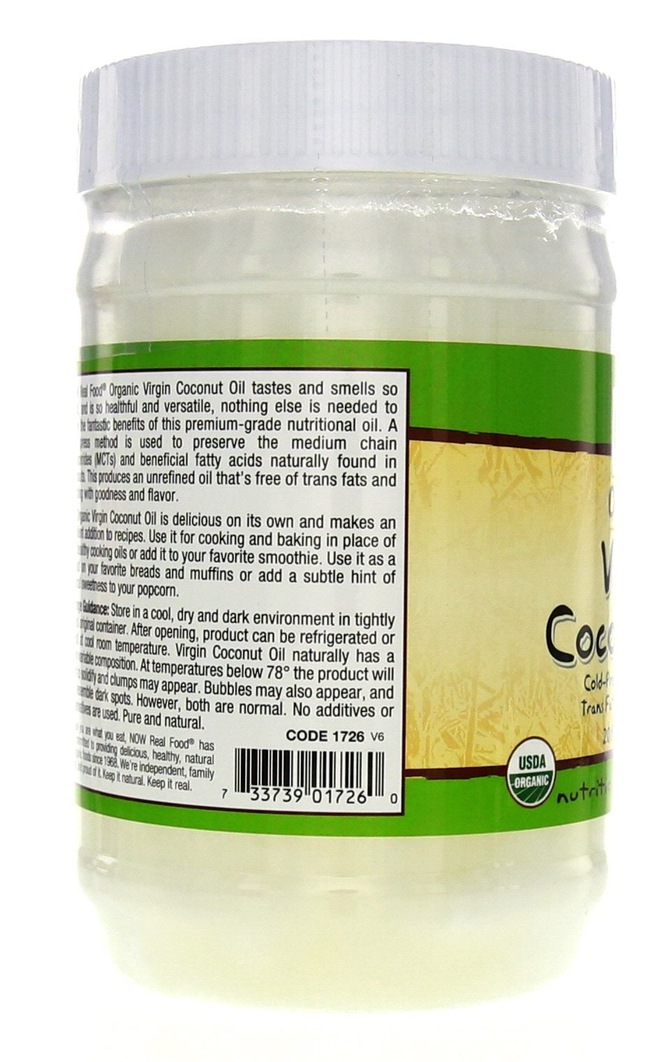 NOW Foods - Virgin Coconut Oil 20 fl oz