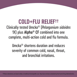Nature's Way Umcka Cold+Flu Multi-Action Non-Drowsy Syrup, 99.95% Alcohol Free, 4 Oz, Berry Flavor - The Oasis of Health