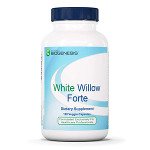 Nutra BioGenesis - White Willow Forte - White Willow Bark, Boswellia and Turmeric to Help Support Body Comfort and Cytokine Balance - Gluten Free, Vegan, Non-GMO - 120 Capsules