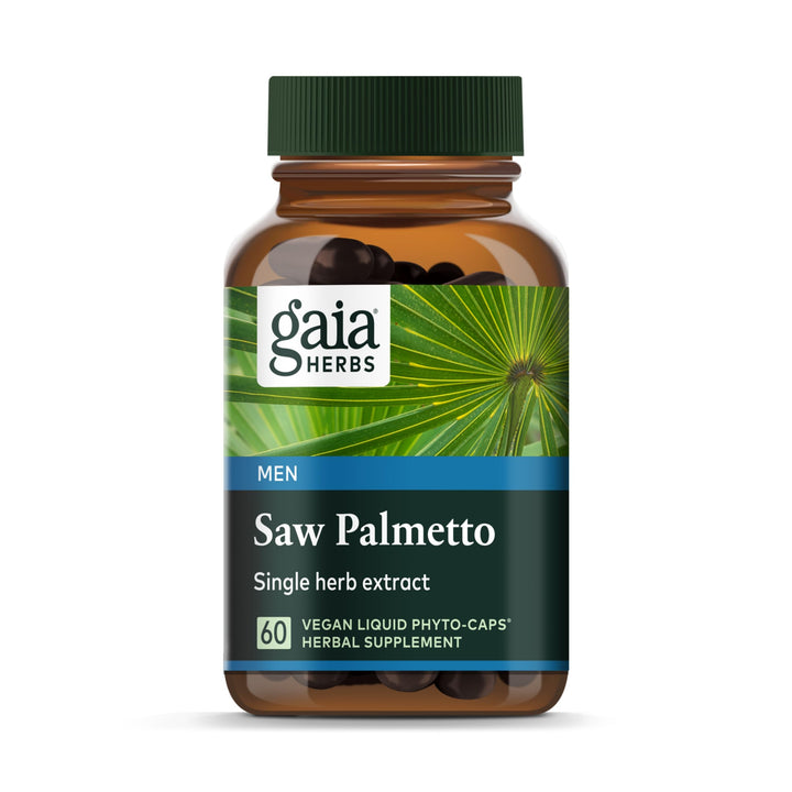Gaia Herbs Saw Palmetto - Supports Healthy Prostate Function &amp; Urinary Health - Saw Palmetto &amp; Sunflower Seed Lecithin to Support Men&