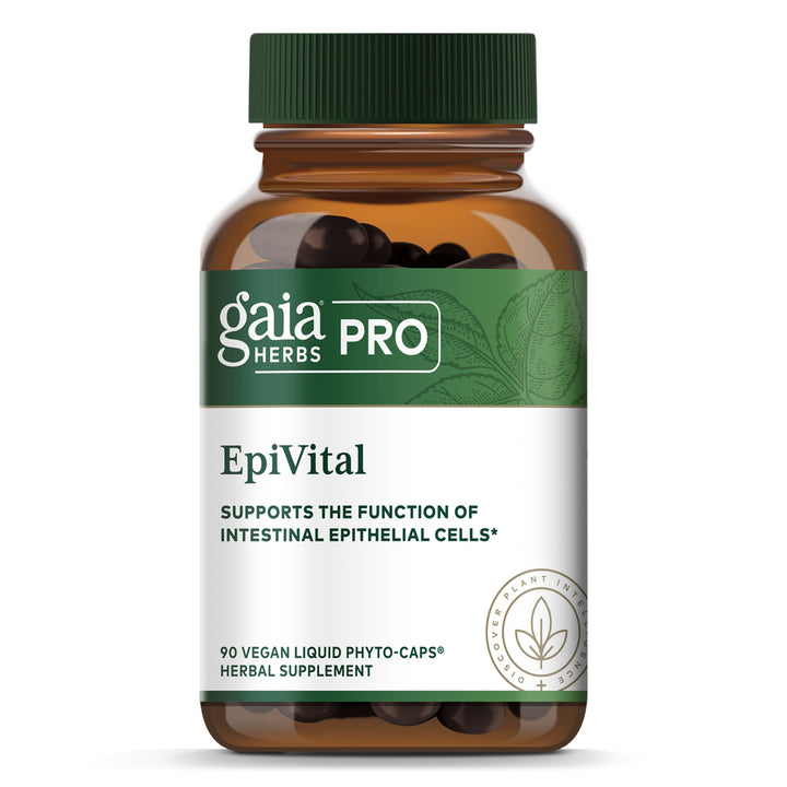 GAIA HERBS PRO EpiVital - Digestive Health Support - Contains Astragalus Root, Panax Notoginseng, Gotu Kola &amp; More - 90 Vegan Liquid Phyto-Caps