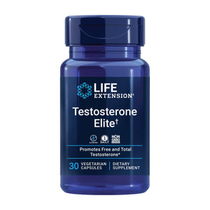 Life Extension Testosterone Elite ? Testosterone Production Support Supplement for Men - with Luteolin, Pomegranate and Cacao Seed Extract ? Gluten-Free, Non-GMO, Vegetarian ? 30 Capsules - The Oasis of Health