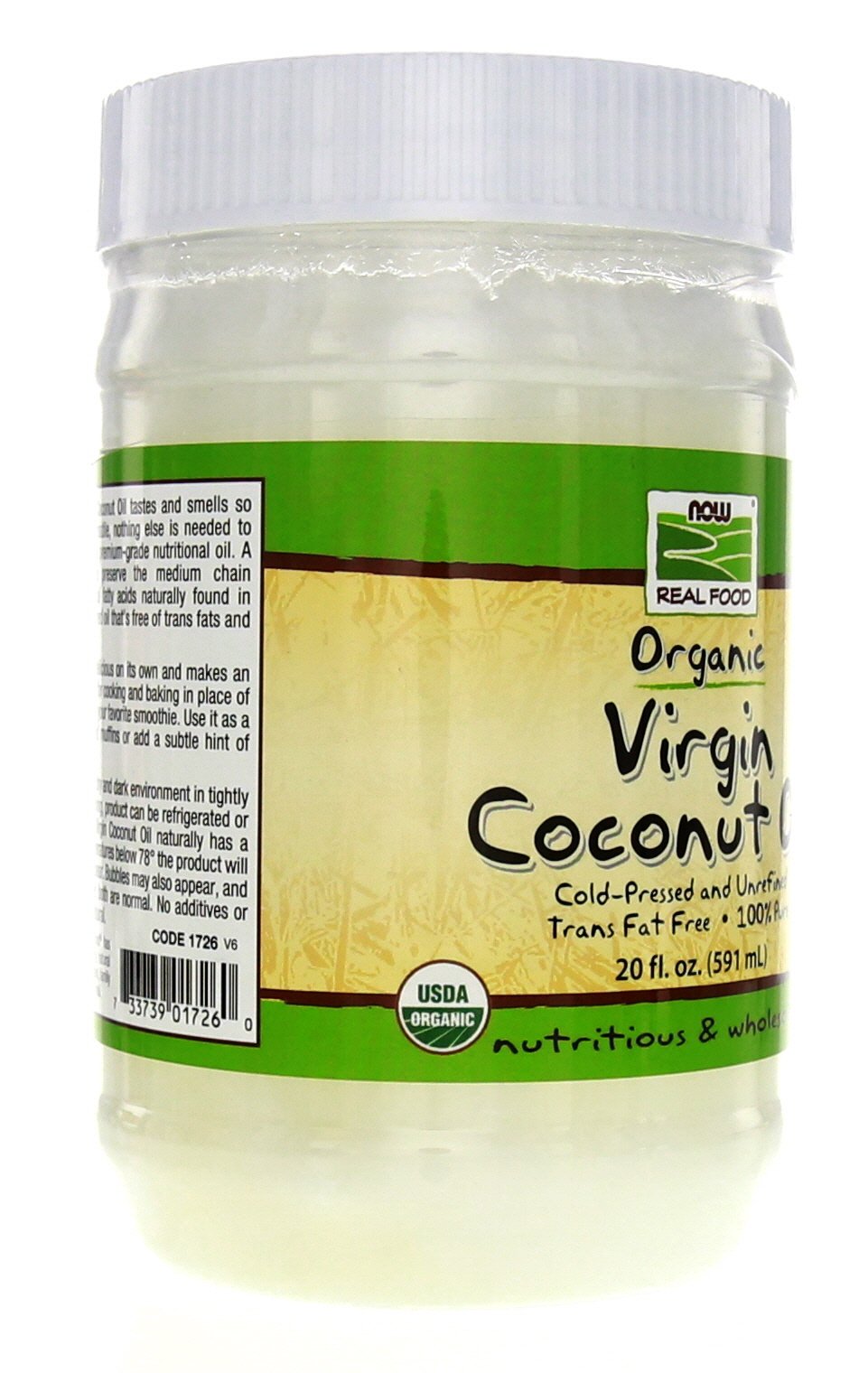 NOW Foods - Virgin Coconut Oil 20 fl oz