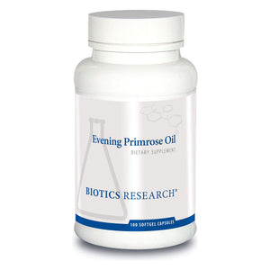 Biotics Research Evening Primrose Oil Potent Gamma Linolenic Acid GLA Source, Linoleic Acid, Healthy and Balanced Body Response, Cardiovascular, Neurological, Skin, Women?s Health. 100 Softgels