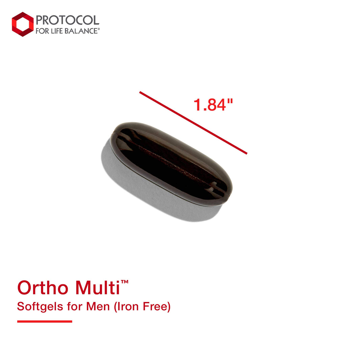 Light Slate Gray Protocol For Life Balance Ortho Multi 90 Softgels For Men - P3880 - B079J3NSZL