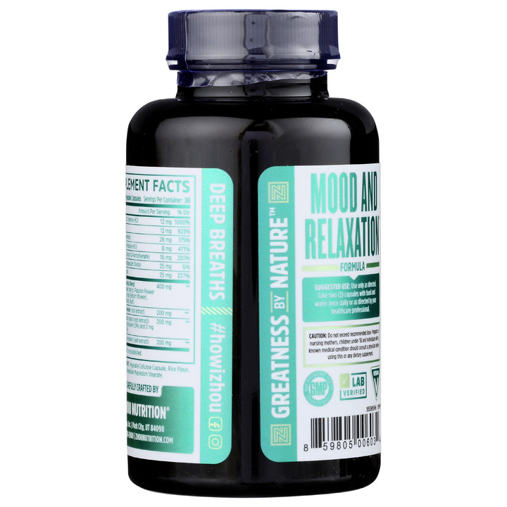 ZHOU Nutrition Calm Now Soothing Stress Formula, 60 CT
