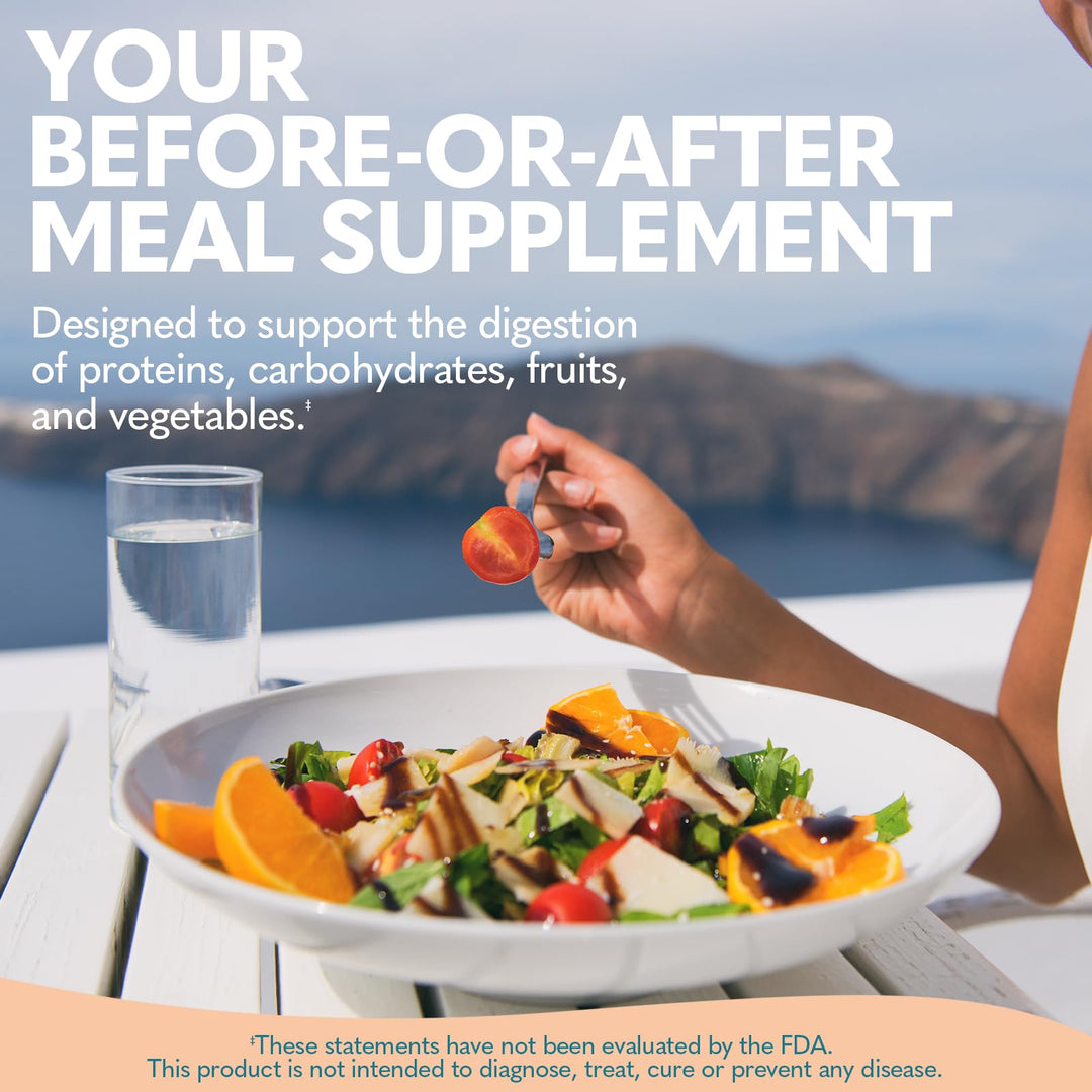 LIFETIME Quick Digest Digestive Enzymes - Plant Enzymes for Proteins, Carbohydrates, Fruits and Vegetables - Digestive Health Support - Pomegranate Flavor - 90 Servings, 90 Chewable Tablets