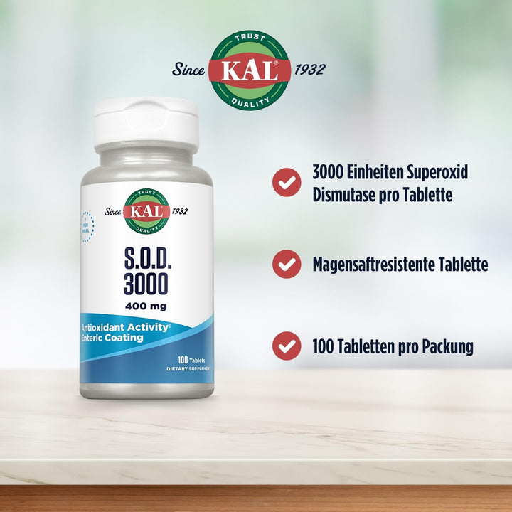 KAL 400 Mg S.o.d. 3000 Tablets, 50 Count
