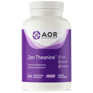 Light Gray AOR Zen Theanine 120 Capsules