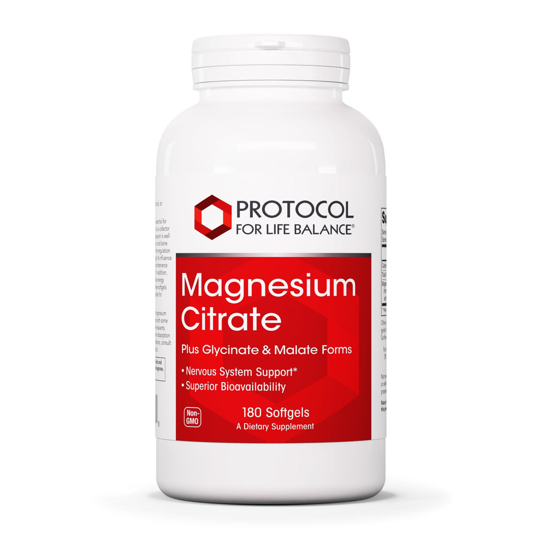 Protocol for Life Balance Magnesium Citrate 180 Softgels