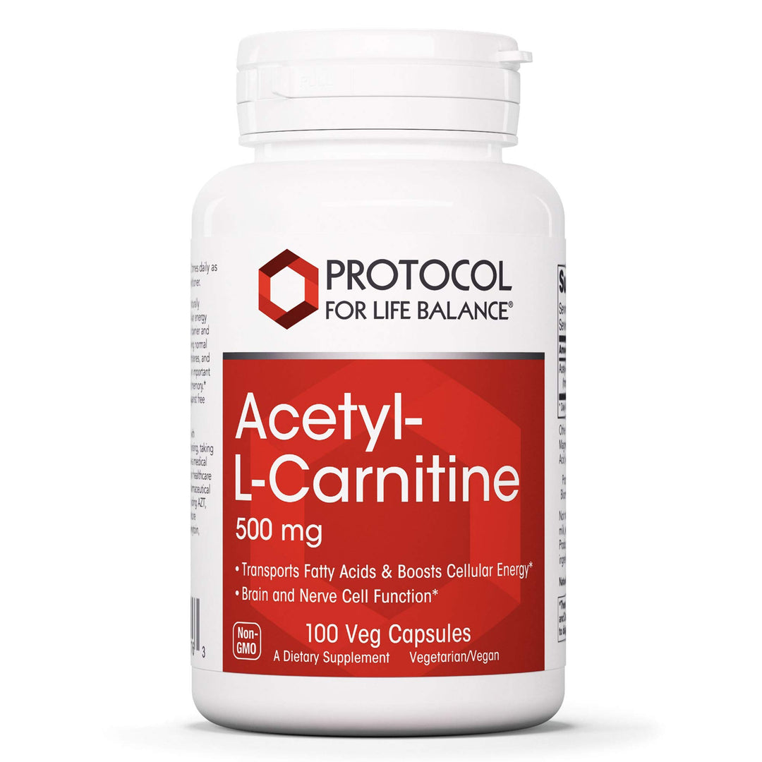 Firebrick Protocol For Life Balance Acetyl-L-Carnitine 500 Mg 100 Vcaps - P0076