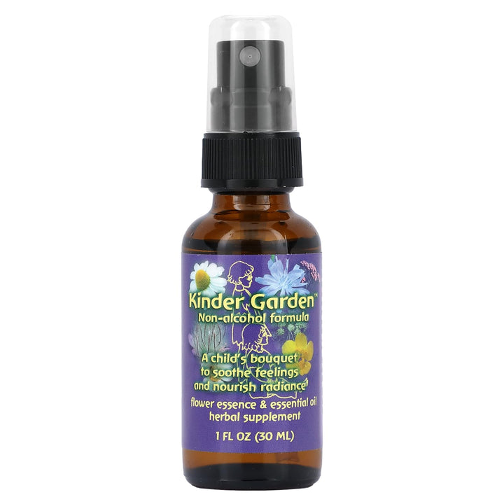 Flower Essence Services Kinder Garden™, Non-Alcohol Formula, 1 oz, (30 mL)