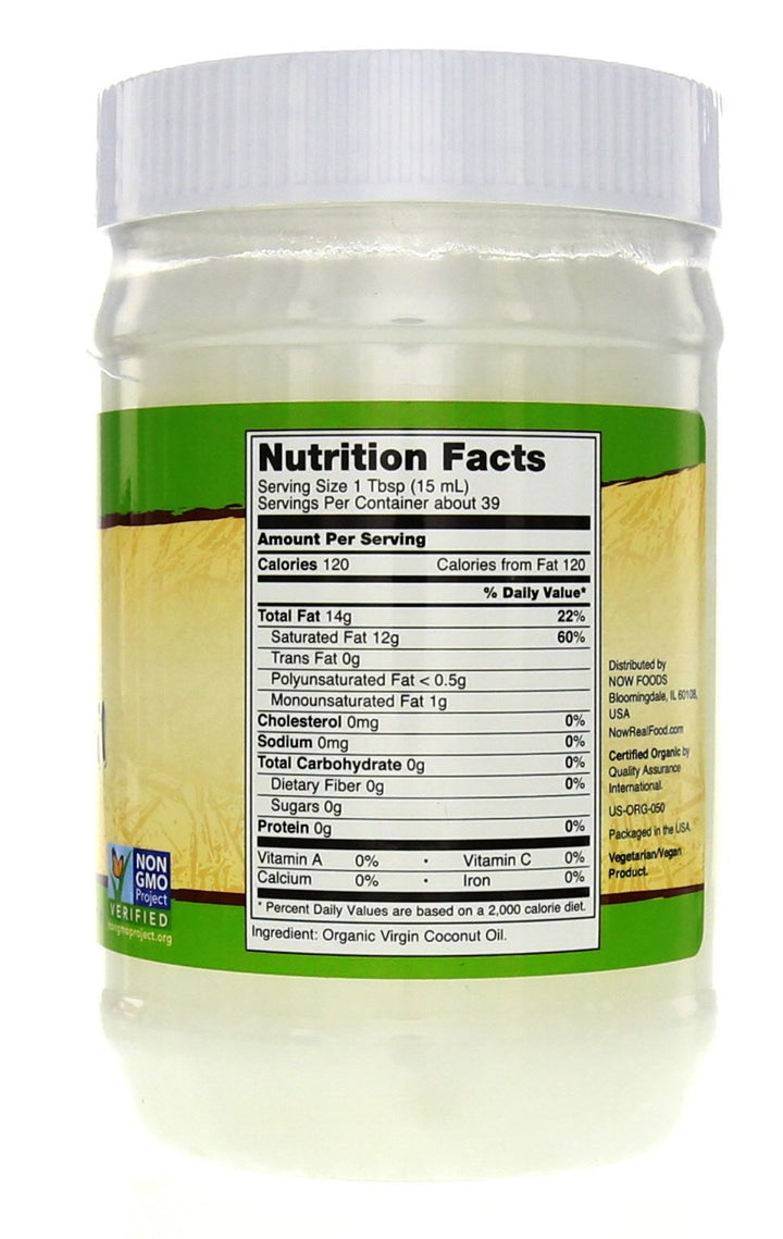 NOW Foods - Virgin Coconut Oil 20 fl oz
