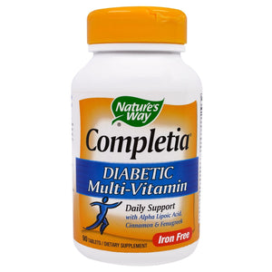 Nature's Way - Completia Diabetic Multivitamin, 90 Tablets