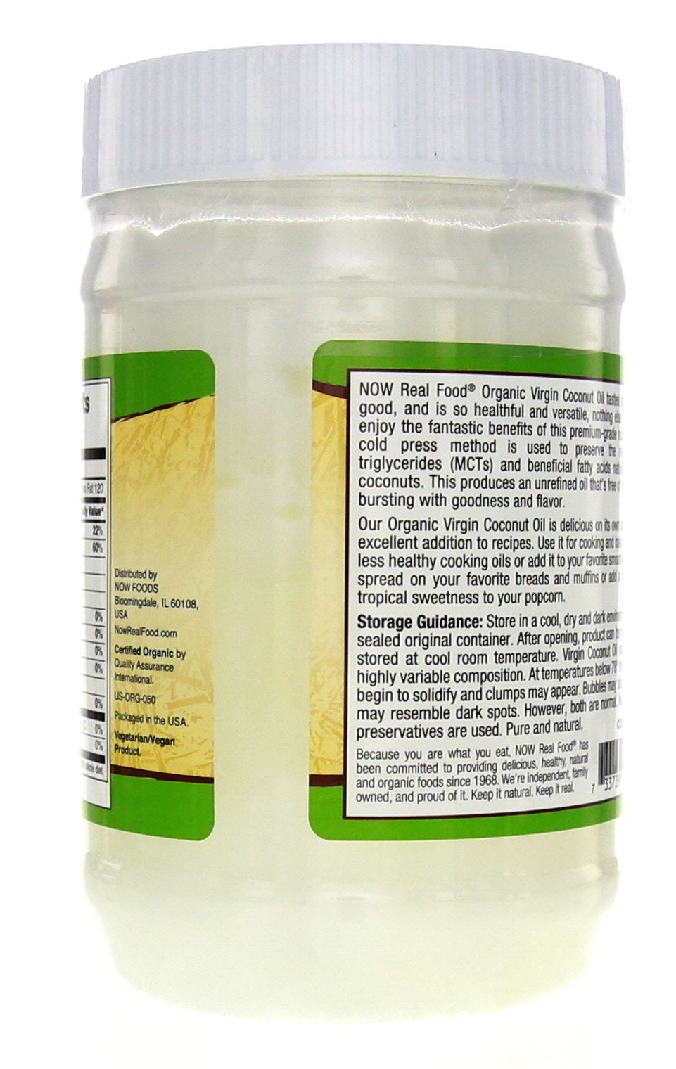 NOW Foods - Virgin Coconut Oil 20 fl oz