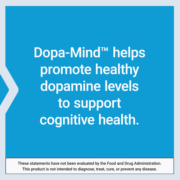 Life Extension Dopa-Mind™, Dopamine Support Supplement, Supports Cognitive Performance, Healthy Dopamine Production, Gluten-Free, Non-GMO, Vegetarian, 60 Tablets