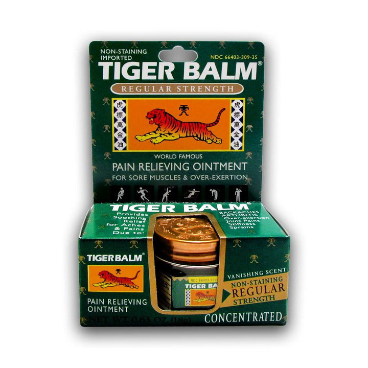 Plum Flower Kadielona Tiger Balm White Regular Strength Ointment, 0.63 Ounce - 6 per case. by MayWay