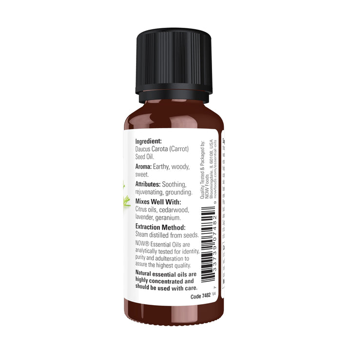 Now Essential Oils Carrot Seed Oil 1oz - 7482