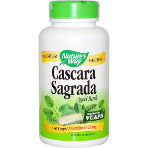 Nature's Way Cascara Sagrada Aged Bark - 180 Vcaps - The Oasis of Health