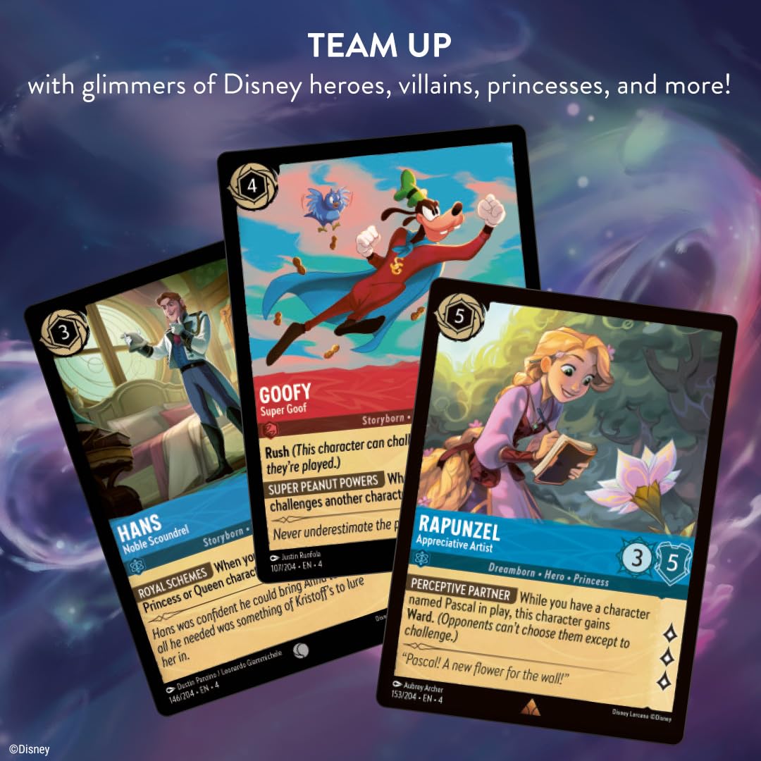 Ravensburger Disney Lorcana TCG: Gateway Board Game | Introductory Trading Card Game Experience for Ages 8+ | Learn to Play Disney Lorcana | Fun for New Players &amp; Families