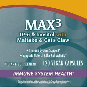 Nature's Way Cell Fort? MAX3 IP-6 & Inositol with Maitake & Cat's Claw, Immune Support and Natural Killer-Cell Activity*,120 Capsules - The Oasis of Health